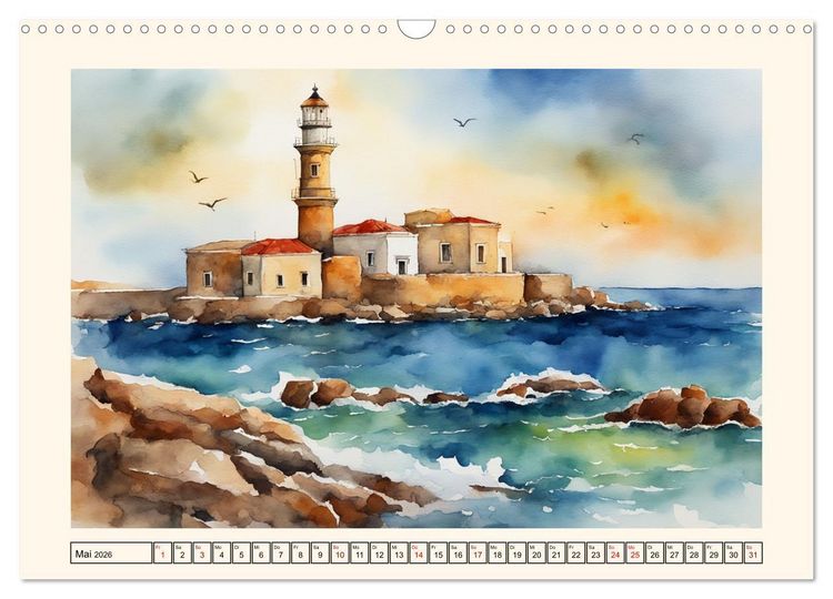 Produktbild: Facetten des Meeres (Wandkalender 2026 DIN A3 quer), CALVENDO Monatskalender