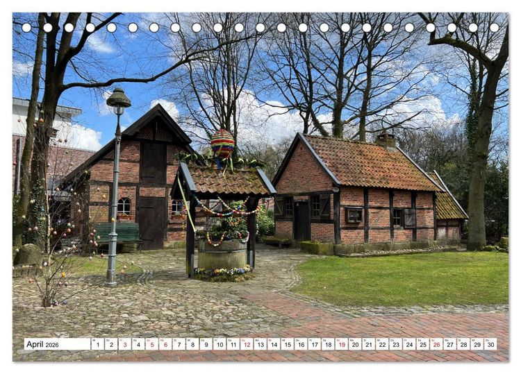 Produktbild: Lingen Ems (Tischkalender 2026 DIN A5 quer), CALVENDO Monatskalender