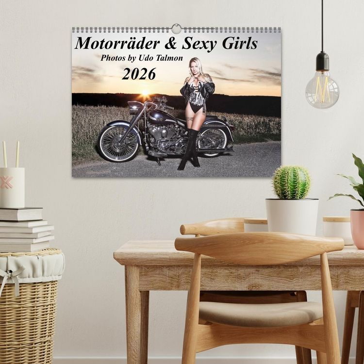 Produktbild: Motorr&auml;der & Sexy Girls (Wandkalender 2026 DIN A3 quer), CALVENDO Monatskalender