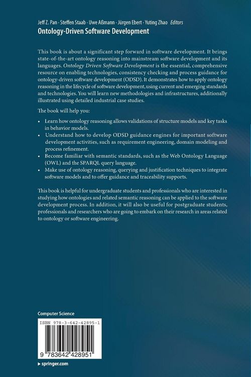 Produktbild: Ontology-Driven Software Development
