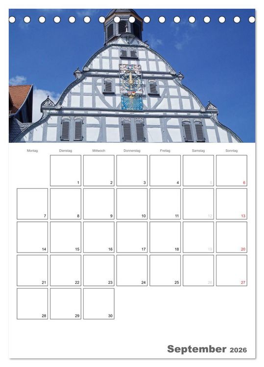 Produktbild: Historische Uhren (Tischkalender 2026 DIN A5 hoch), CALVENDO Monatskalender