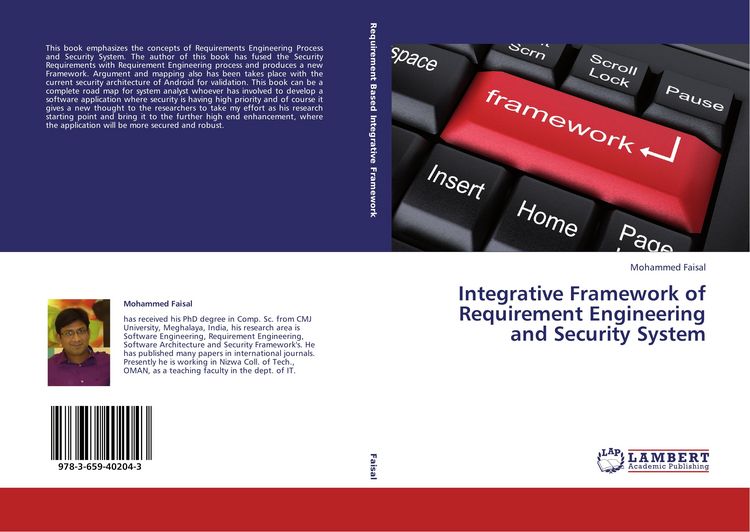 Produktbild: Integrative Framework of Requirement Engineering and Security System