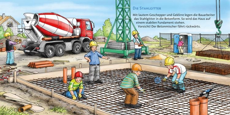 Produktbild: H&ouml;r mal (Soundbuch): Auf der Baustelle