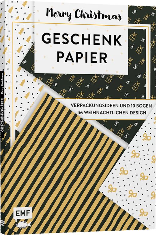 Produktbild: Das Geschenkpapier-Set &ndash; Merry Christmas: Verpackungsideen und 10 Bogen im weihnachtlichen Design