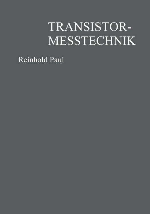 Produktbild: Transistorme&szlig;technik