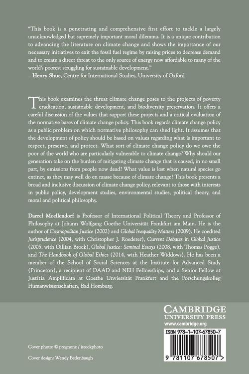Produktbild: The Moral Challenge of Dangerous Climate Change