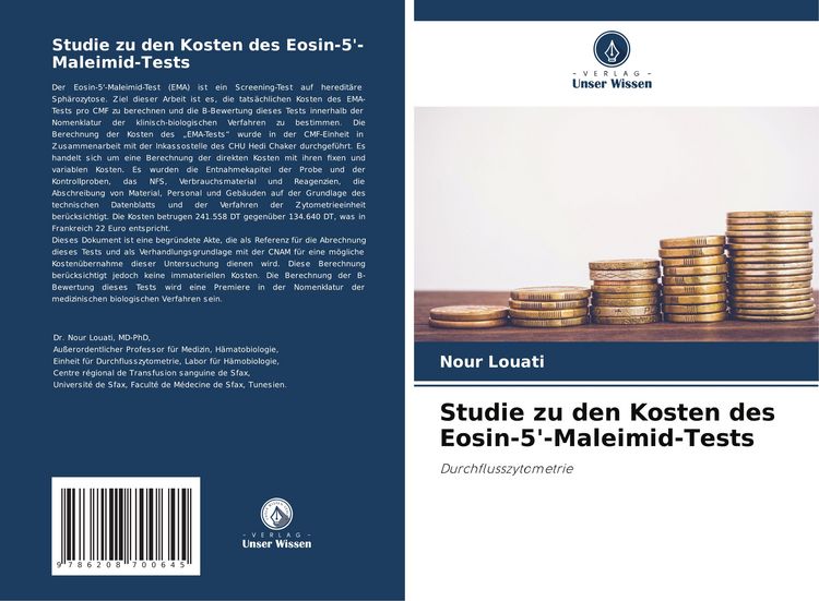 Produktbild: Studie zu den Kosten des Eosin-5'-Maleimid-Tests