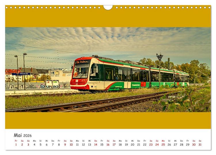 Produktbild: Die Citylink Chemnitz Panorama Ansichten (Wandkalender 2026 DIN A3 quer), CALVENDO Monatskalender