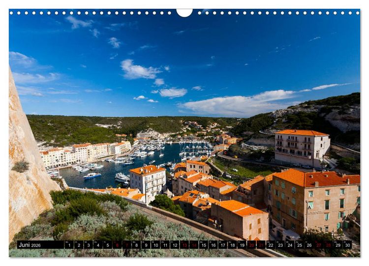 Produktbild: Bonifacio. Korsika (Wandkalender 2026 DIN A3 quer), CALVENDO Monatskalender