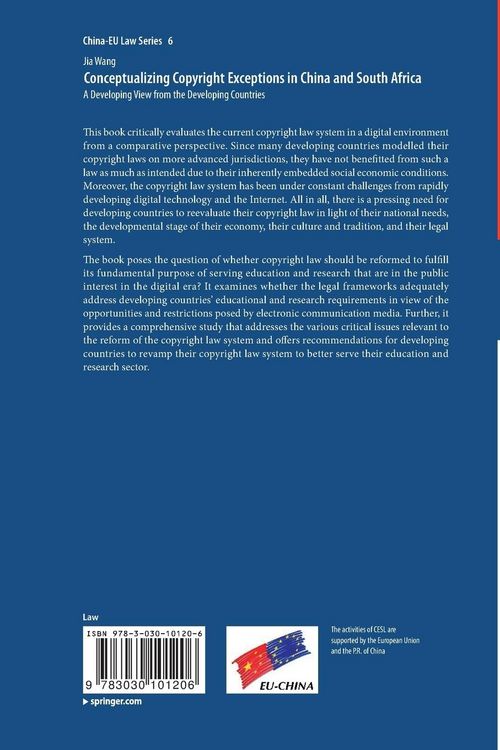 Produktbild: Conceptualizing Copyright Exceptions in China and South Africa