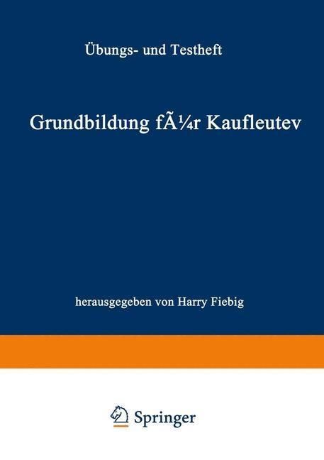 Produktbild: Grundbildung f&uuml;r Kaufleute