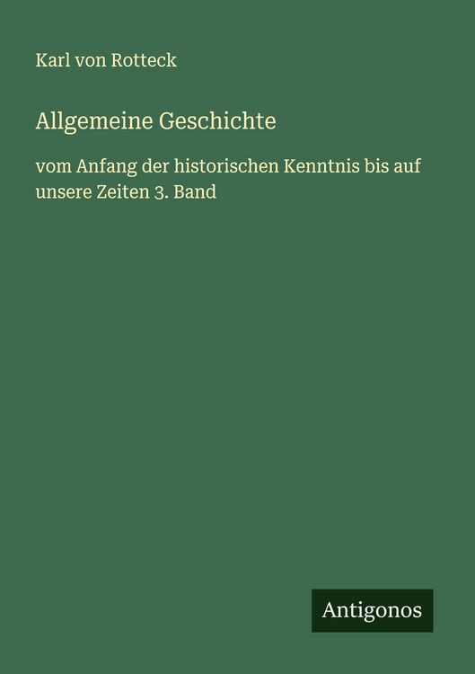 Produktbild: Allgemeine Geschichte