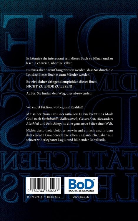 Produktbild: Die Dimension des t&auml;tlichen Lesens