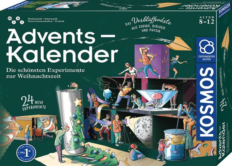 Produktbild: Adventskalender - Die sch&ouml;nsten Experimente zur Weihnachtszeit