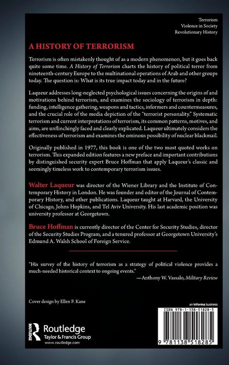 Produktbild: A History of Terrorism