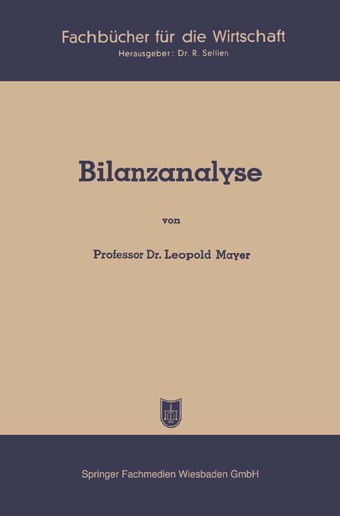 Produktbild: Bilanzanalyse
