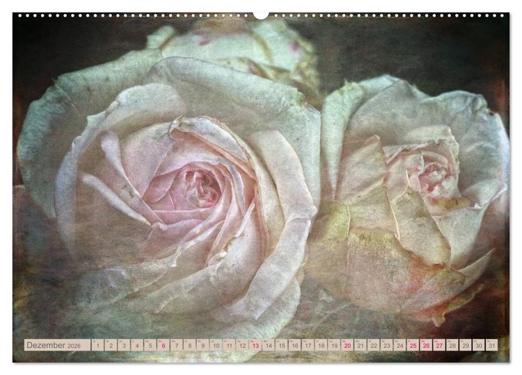 Produktbild: Rosenduft Shabby Chic Style (Wandkalender 2026 DIN A2 quer), CALVENDO Monatskalender