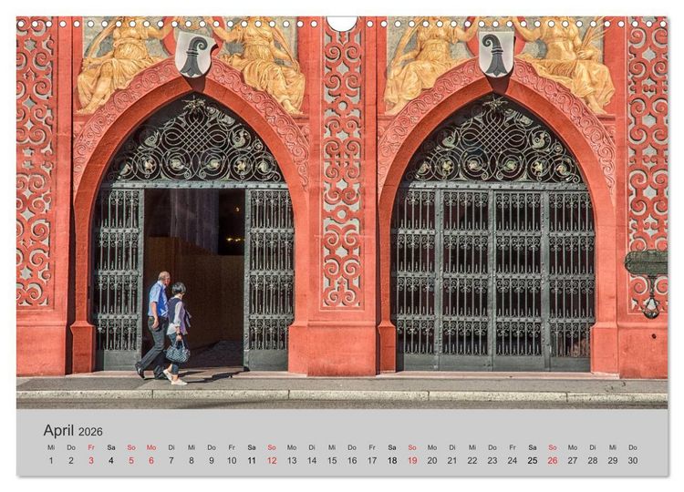 Produktbild: Basel, eine Stadt am Rhein (Wandkalender 2026 DIN A3 quer), CALVENDO Monatskalender