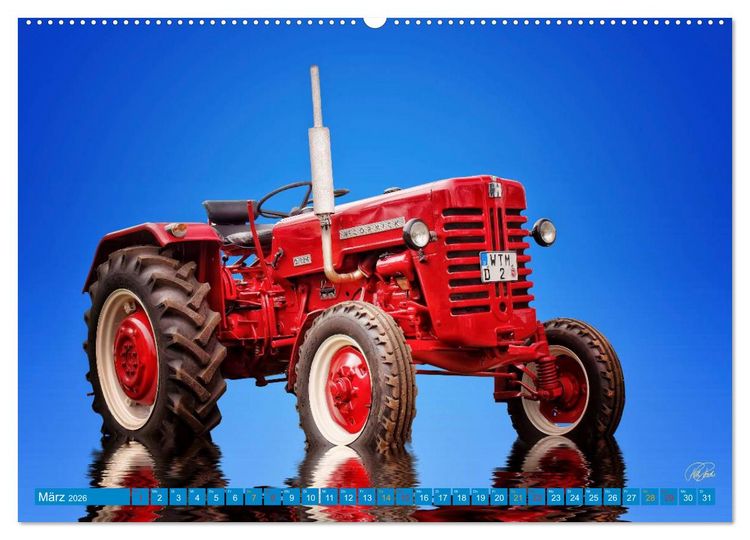 Produktbild: Traktor - Oldtimer (Wandkalender 2026 DIN A2 quer), CALVENDO Monatskalender