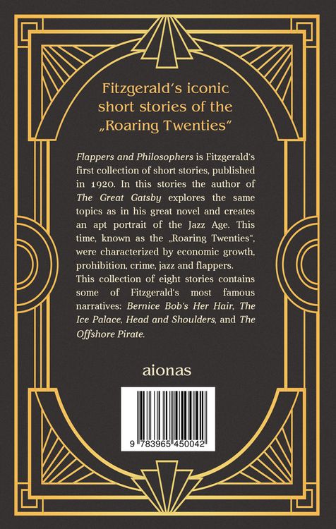 Produktbild: Flappers and Philosophers. F. Scott Fitzgerald (Englische Ausgabe)