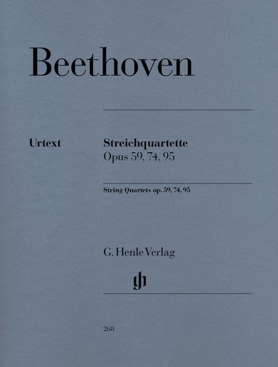 Bild vom Artikel Ludwig van Beethoven - Streichquartette Opus 59, 74, 95 vom Autor Ludwig van Beethoven