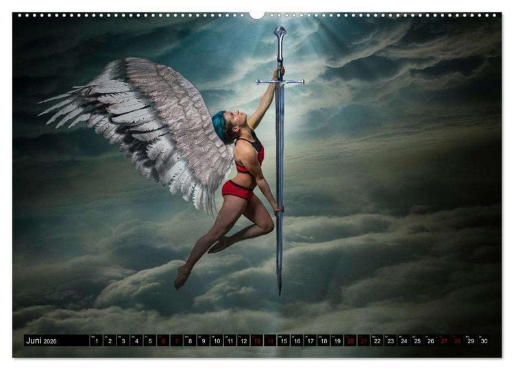 Produktbild: Pole Dance Engel (Wandkalender 2026 DIN A2 quer), CALVENDO Monatskalender