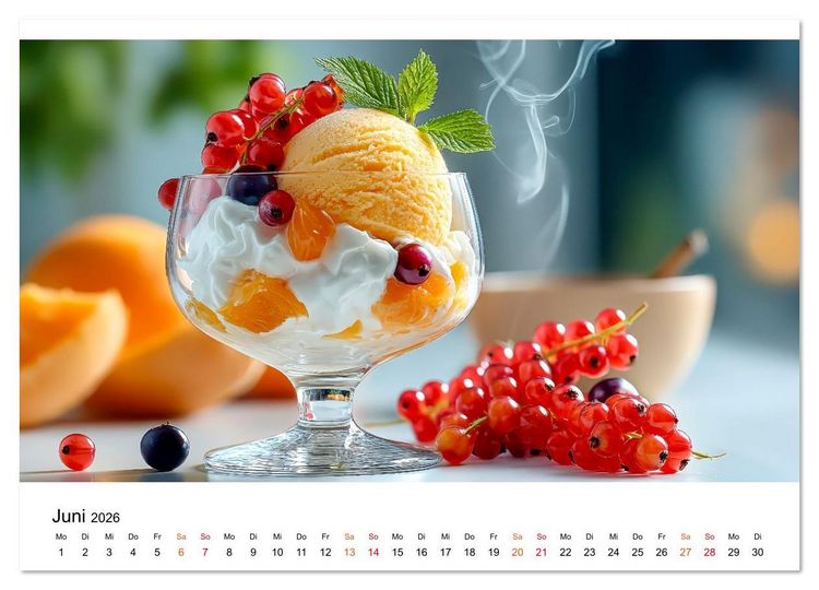 Produktbild: EIS dich gl&uuml;cklich (Wandkalender 2026 DIN A2 quer), CALVENDO Monatskalender
