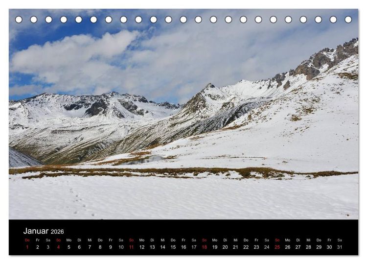 Produktbild: Alpen Impressionen (Tischkalender 2026 DIN A5 quer), CALVENDO Monatskalender