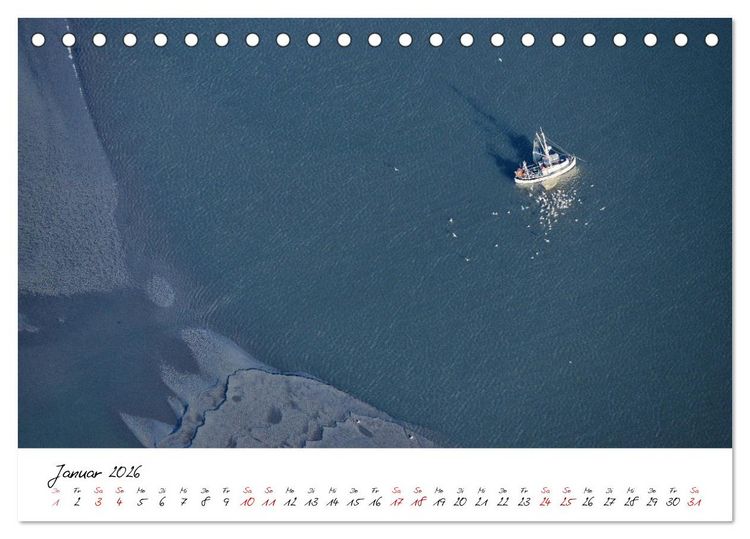 Produktbild: Naturpark Wattenmeer und Helgoland (Tischkalender 2026 DIN A5 quer), CALVENDO Monatskalender
