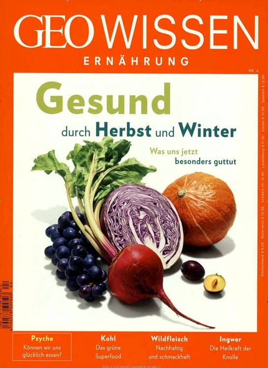 Produktbild: GEO Wissen Ern&auml;hrung / GEO Wissen Ern&auml;hrung 04/17 - Gesund durch Herbst und Winter
