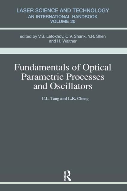Produktbild: Tang: Fundamentals Of Optical Paramet Pro