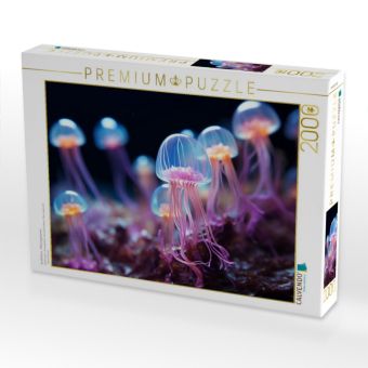 Produktbild: CALVENDO Puzzle Quallentanz - Mikroorganismen | 2000 Teile Lege-Gr&ouml;&szlig;e 90x67cm Foto-Puzzle f&uuml;r gl&uuml;ckliche Stunden
