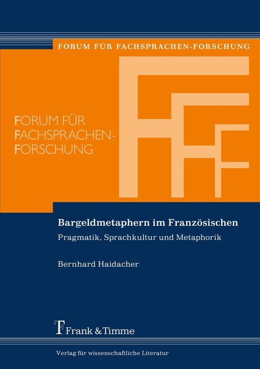 Produktbild: Bargeldmetaphern im Franz&ouml;sischen