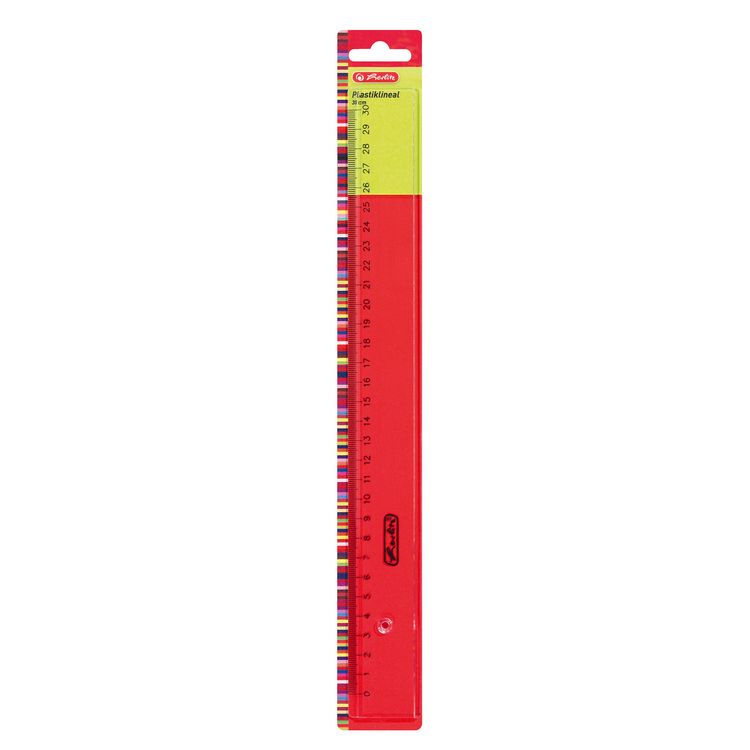 Produktbild: Herlitz Lineal 30cm transparent
