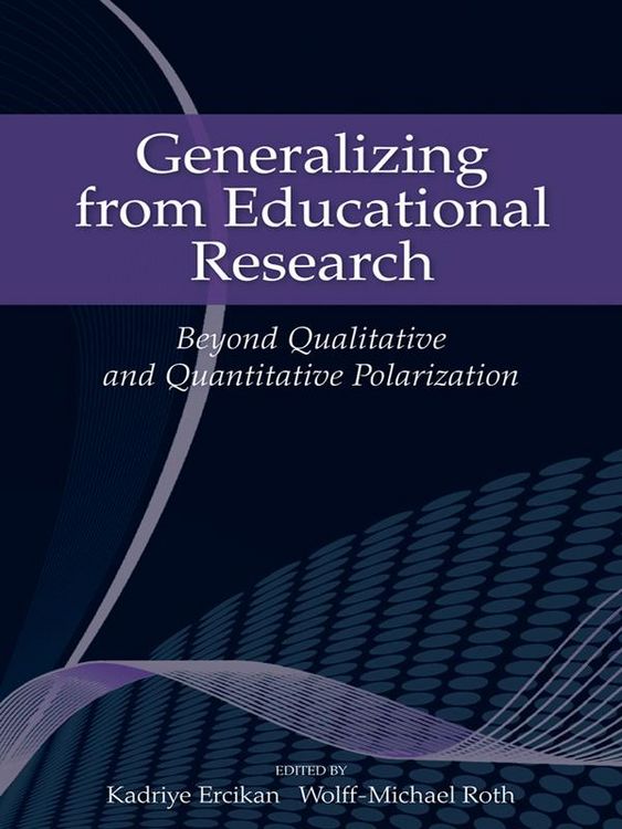 Produktbild: Generalizing from Educational Research