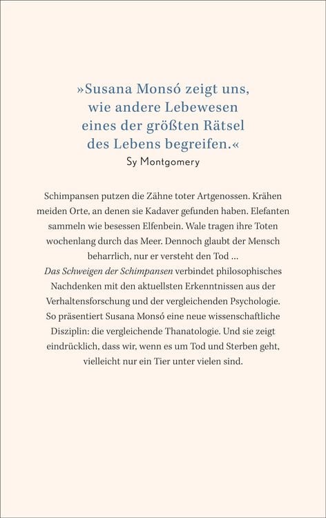 Produktbild: Das Schweigen der Schimpansen