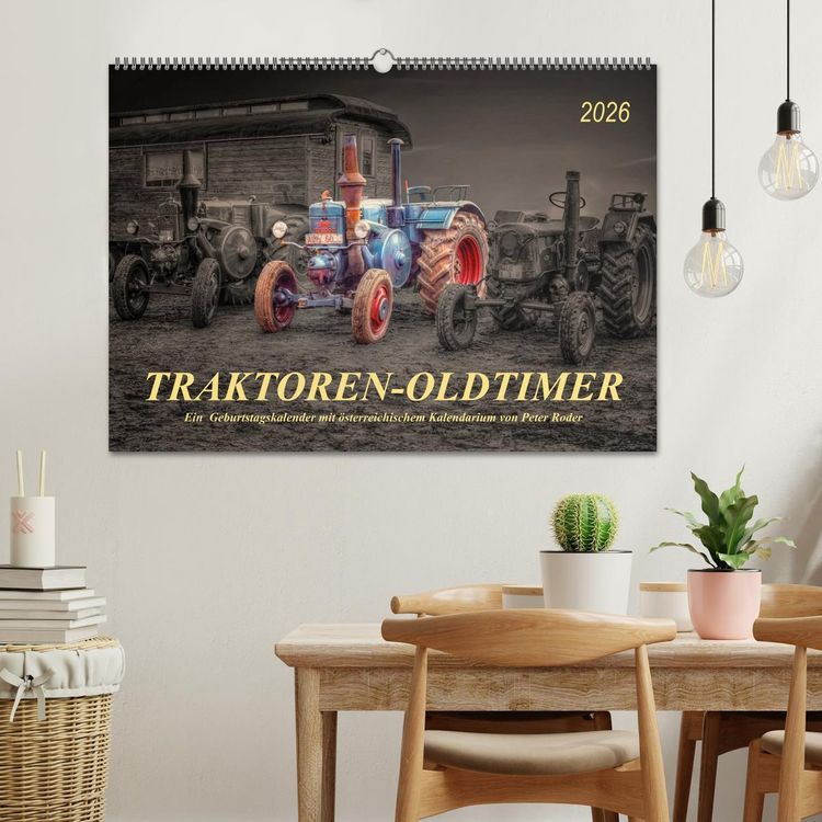 Produktbild: Traktoren - Oldtimer (Wandkalender 2026 DIN A2 quer), CALVENDO Monatskalender