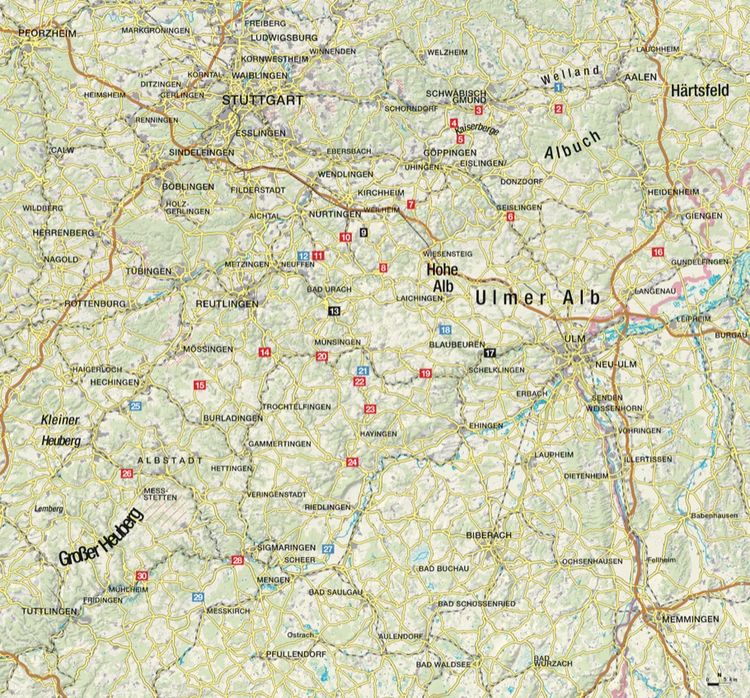 Produktbild: Historische Pfade Schw&auml;bische Alb