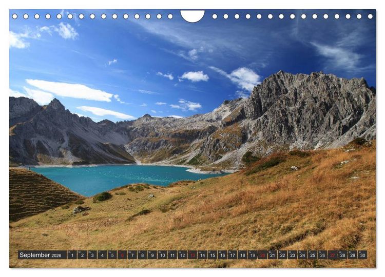 Produktbild: Vorarlberg in &Ouml;sterreich (Wandkalender 2026 DIN A4 quer), CALVENDO Monatskalender
