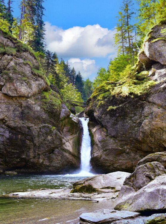 Produktbild: CALVENDO Puzzle Buchenegger Wasserfall | 2000 Teile Lege-Gr&ouml;&szlig;e 90x67cm Foto-Puzzle f&uuml;r gl&uuml;ckliche Stunden