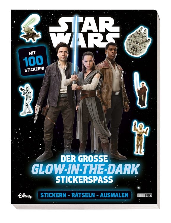 Produktbild: Disney Star Wars: Der gro&szlig;e Glow-in-the-Dark-Stickerspa&szlig;: Stickern - R&auml;tseln - Ausmalen
