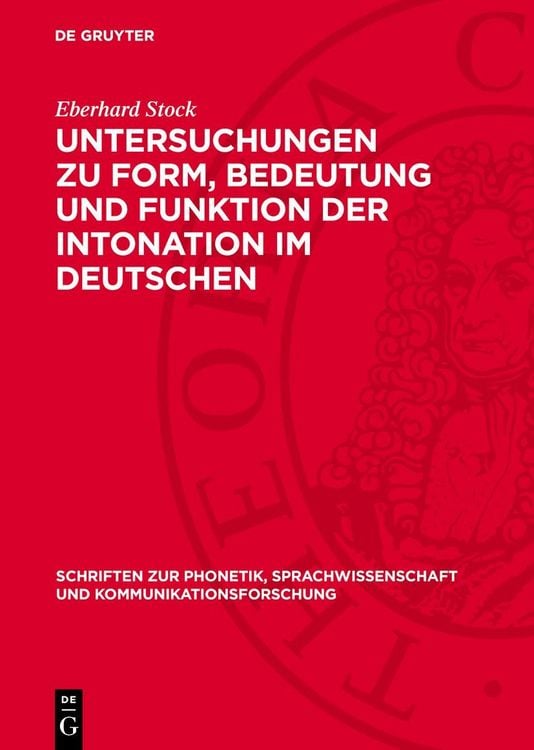 Produktbild: Untersuchungen zu Form, Bedeutung und Funktion der Intonation im Deutschen
