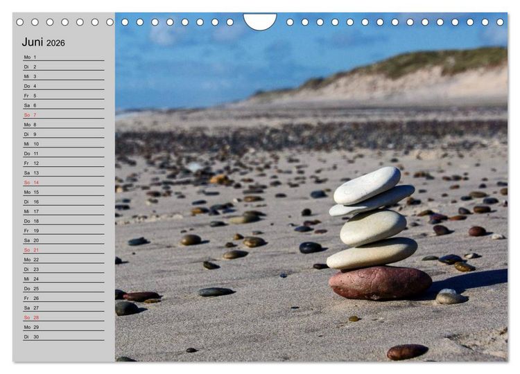 Produktbild: D&auml;nemark - Umgebung von Hvide Sande (Wandkalender 2026 DIN A4 quer), CALVENDO Monatskalender