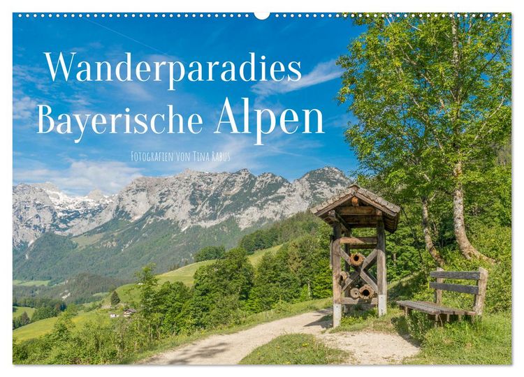 Produktbild: Wanderparadies Bayerische Alpen (Wandkalender 2026 DIN A2 quer), CALVENDO Monatskalender