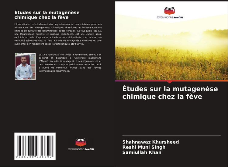 Produktbild: &Eacute;tudes sur la mutagen&egrave;se chimique chez la f&egrave;ve