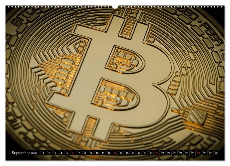Produktbild: Bitcoins (Wandkalender 2026 DIN A2 quer), CALVENDO Monatskalender