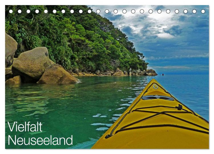 Produktbild: Vielfalt Neuseeland (Tischkalender 2026 DIN A5 quer), CALVENDO Monatskalender