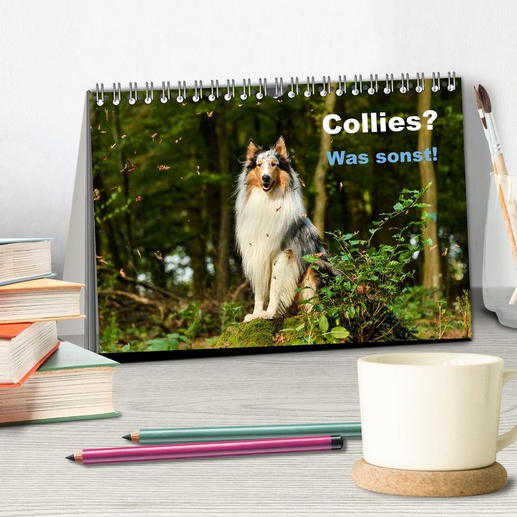 Produktbild: Collies? Was sonst! (Tischkalender 2026 DIN A5 quer), CALVENDO Monatskalender