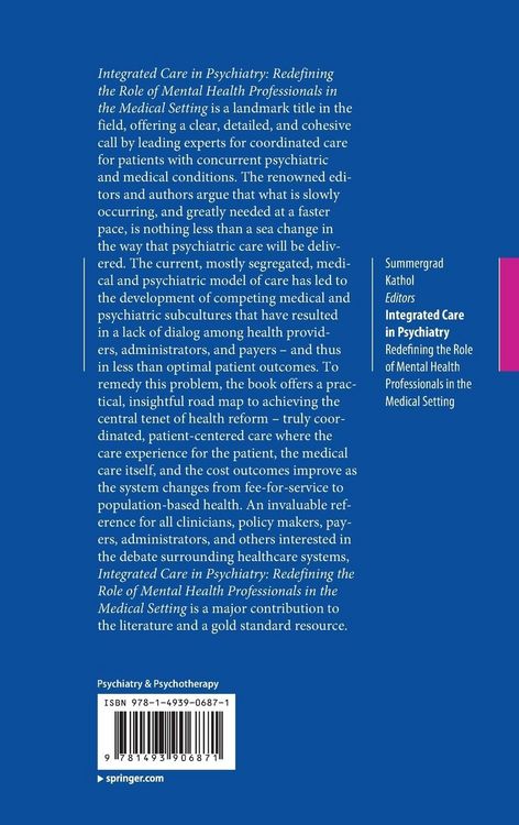 Produktbild: Integrated Care in Psychiatry