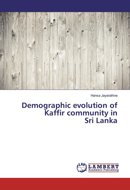 Produktbild: Demographic evolution of Kaffir community in Sri Lanka